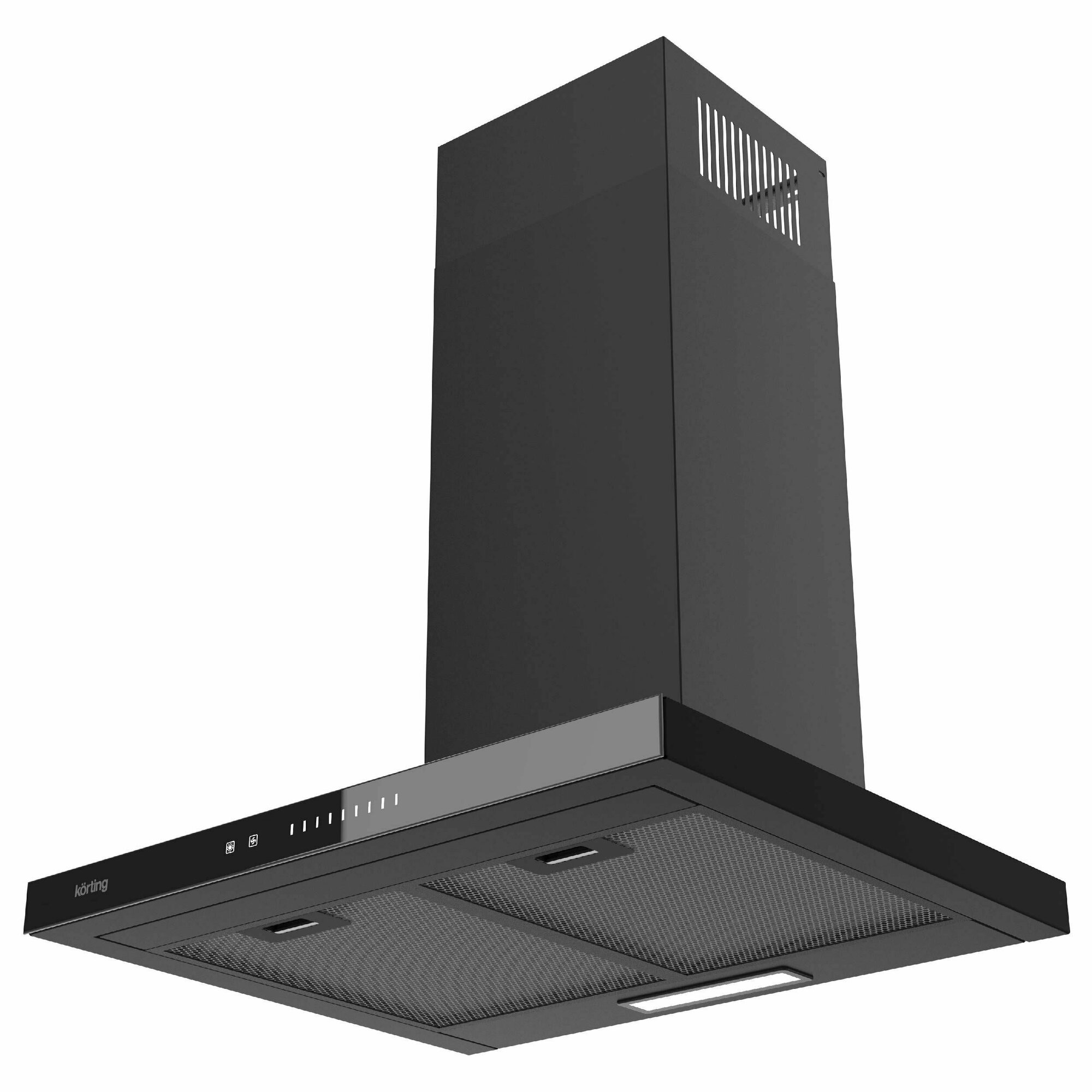 Кухонная вытяжка Korting KHC 6989 GN, Т-образная, сенсорное управление, мощность, 950 куб. м/час, 60 см, черная