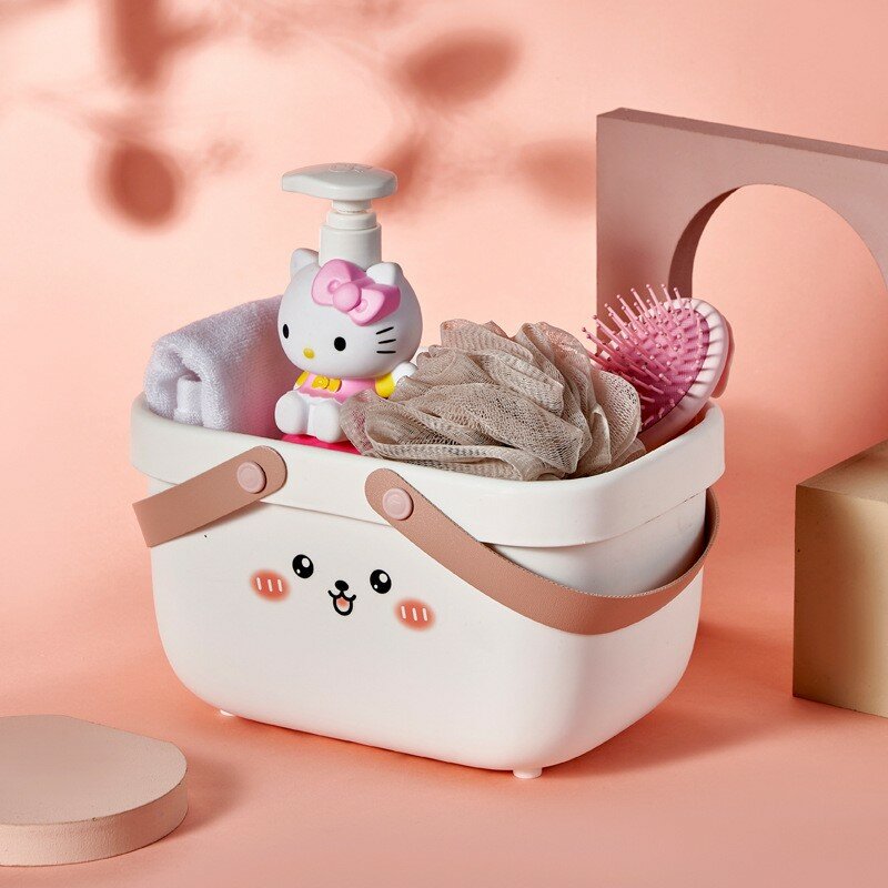 фото Корзина для хранения Зайчик, белый