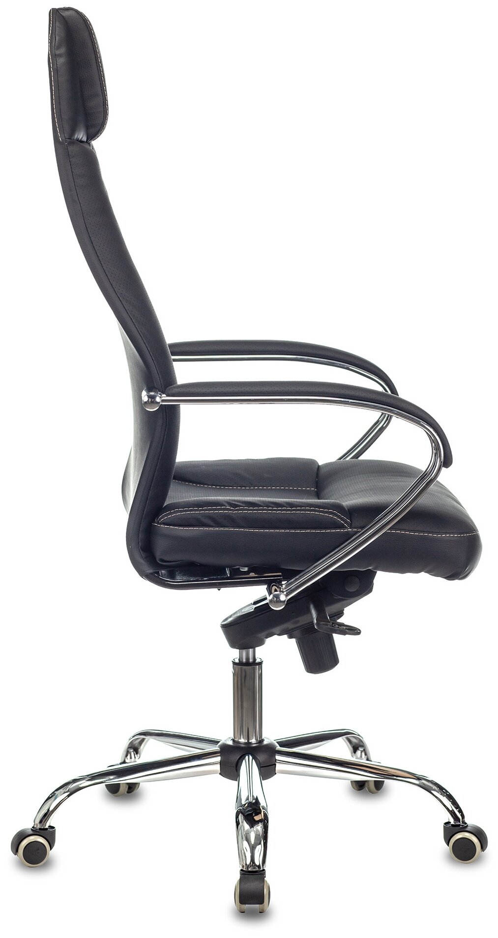 Офисное кресло бюрократ CH-609SL/ECO черный эко.кожа крестовина металл хром - фотография № 3