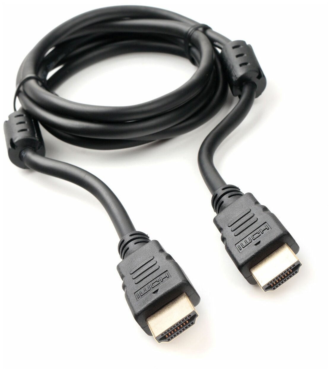 Кабель HDMI Cablexpert CCF2-HDMI4-5, 1,5 м, v2.0, 19M/19M, черный, позолоченные разъемы, экран, 2 ферритовых кольца