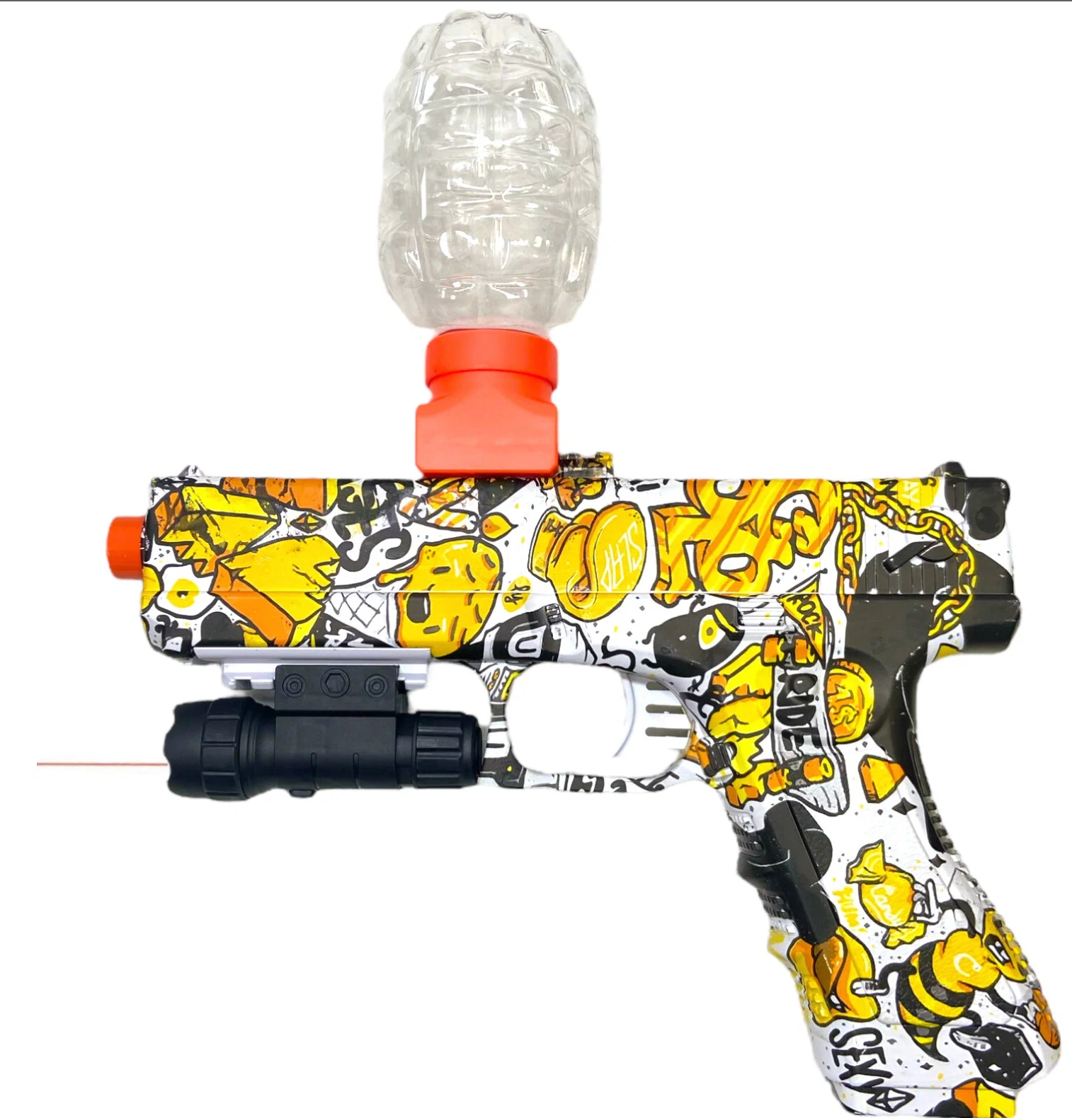 Гидрогелевый игрушечный пистолет с прицелом, стреляющий водными пулями орбиз