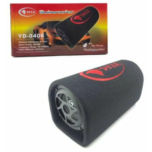 Сабвуфер активный с усилителем в машину 6 дюймов активный SYZX YD-0406 540000₽