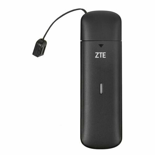 Модем ZTE MF833N 2G/3G/4G, внешний, черный модем zte mf833r белый