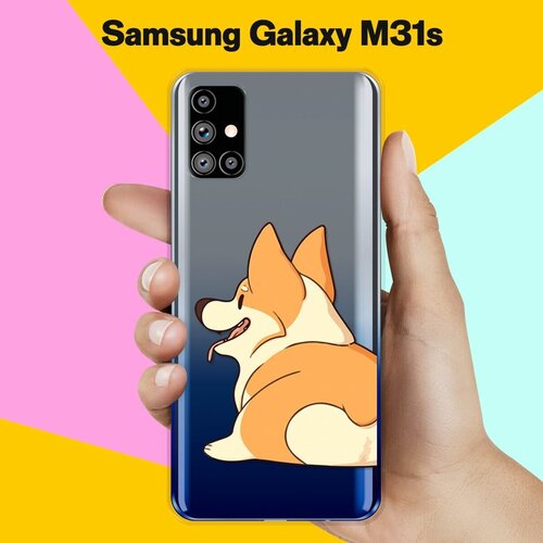 Силиконовый чехол Корги на Samsung Galaxy M31s силиконовый чехол корги ван гога на samsung galaxy m31s