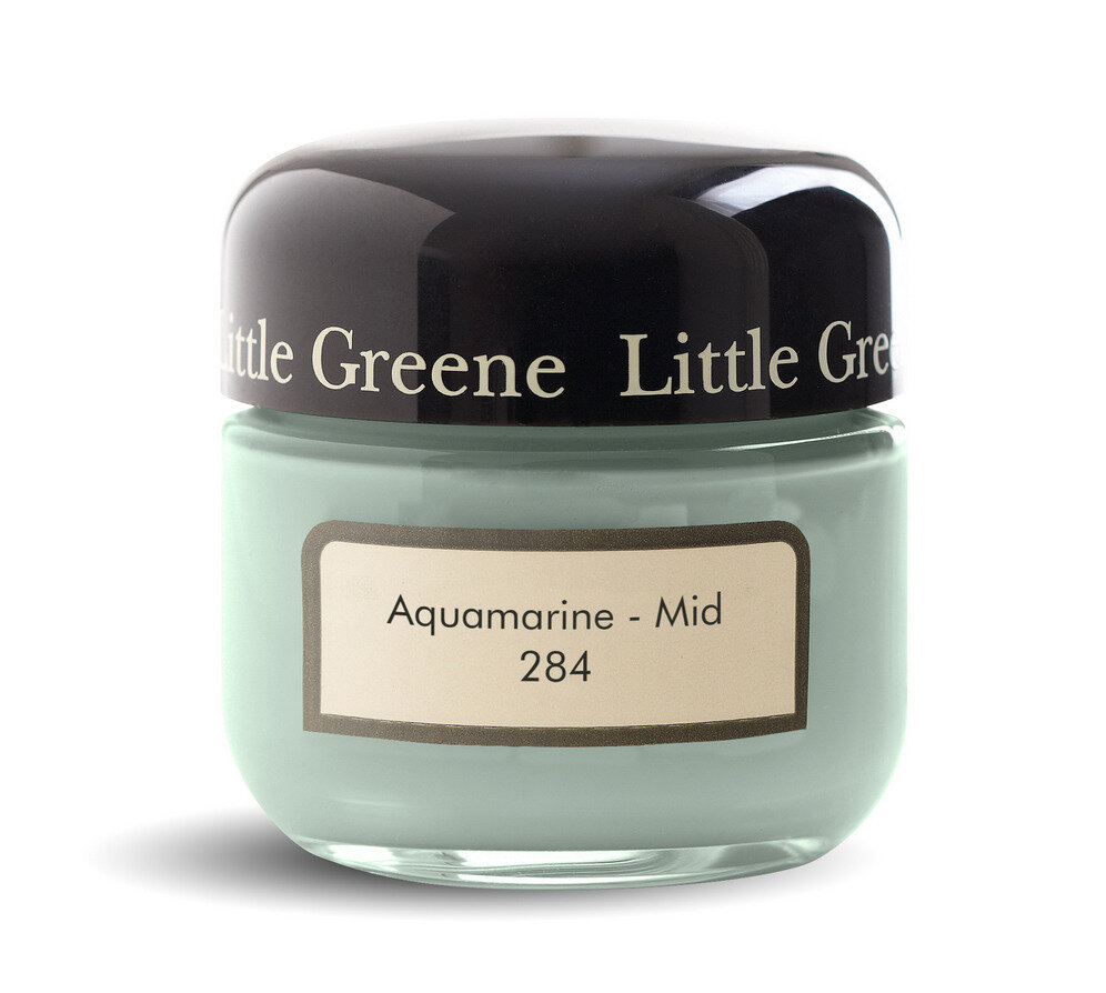 Пробник краски в/э акриловой Little Greene, цвет № 284, AQUAMARINE MID, 60 мл