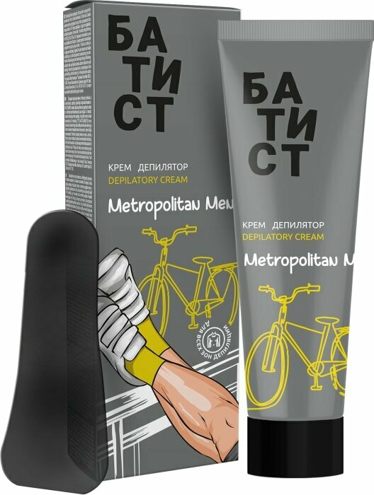 Крем для депиляции Батист Metropolitan Men 100мл