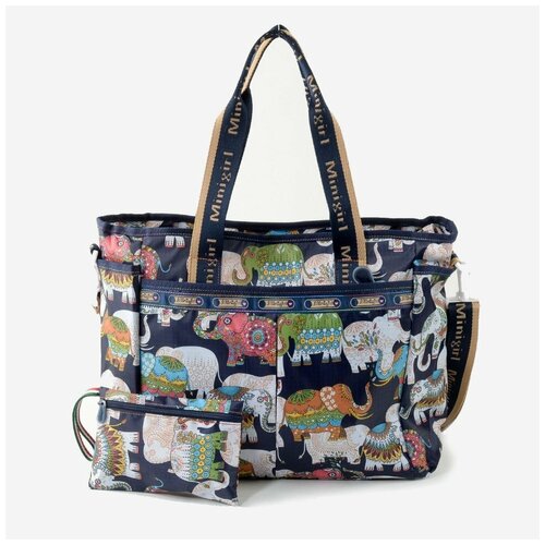 фото Сумка minigirl 3089 слон тёмно-синяя