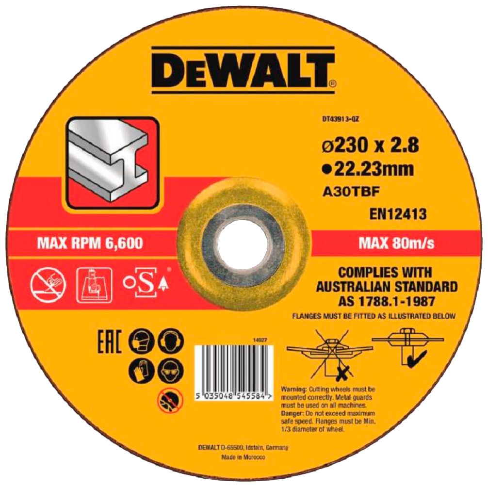 Диск отрезной DeWALT DT43913-QZ, 230 мм 1