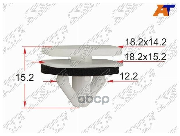 SAT ST-M12364 Клипса молдинга кузова FORD (1 шт