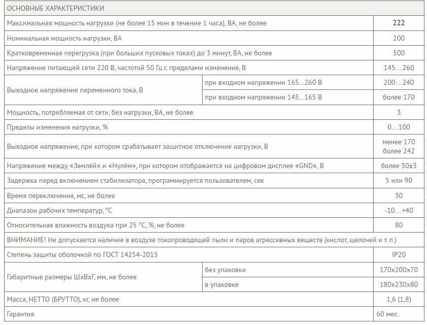 Стабилизатор напряжения Teplocom ST-222/500-И - фотография № 10