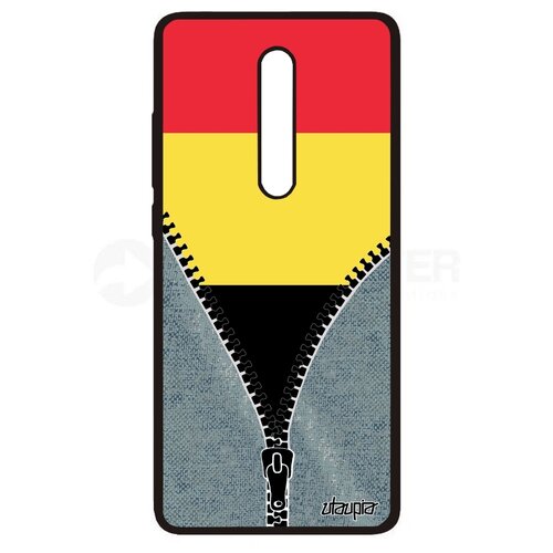 фото Чехол для телефона xiaomi mi 9t, "флаг бельгии на молнии" государственный туризм utaupia