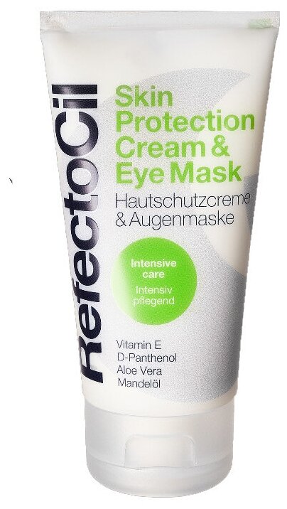 RefectoCil Крем-маска для кожи вокруг глаз с витаминами Е и D-Пантенолом Skin Protection Cream & Eye Mask