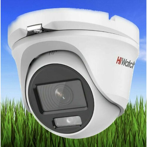 2МП Камера HIWATCH DS-T203AB 28 2Мп уличная купольная HD-TVI камера с гибридной подсветкой EXIRLED до 3020 м и встроенным микрофоном AoC 321800₽