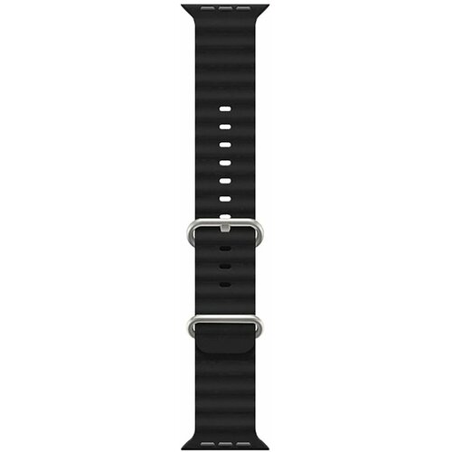 Ремешок для смарт-часов ApW26 Ocean Band Apple Watch 38/40/41мм, силикон, черный, 1 шт