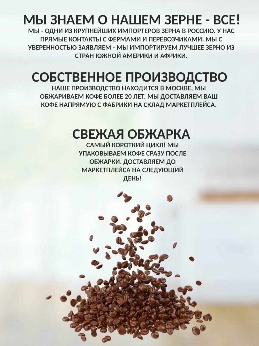 Кофе в зернах Prospero Колумбия Супремо 1 кг. 100% арабика свежей, средней обжарки - фотография № 2