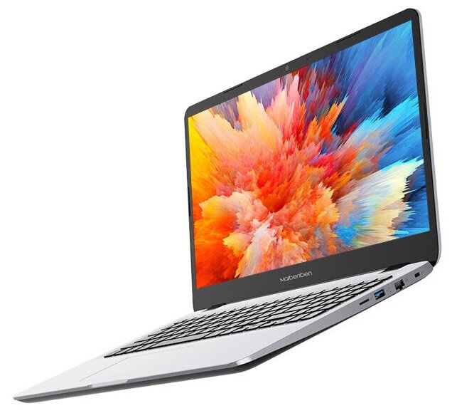 Ноутбук Maibenben R3-4300U/8GB/256GB SSD/Radeon Graphics/15,6" FHD IPS/Linux/Silver - фото №10