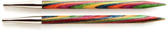 Спицы съемные "Symfonie" 6мм для длины тросика 20см, дерево, многоцветный, 2шт в упаковке, KnitPro, арт.20428