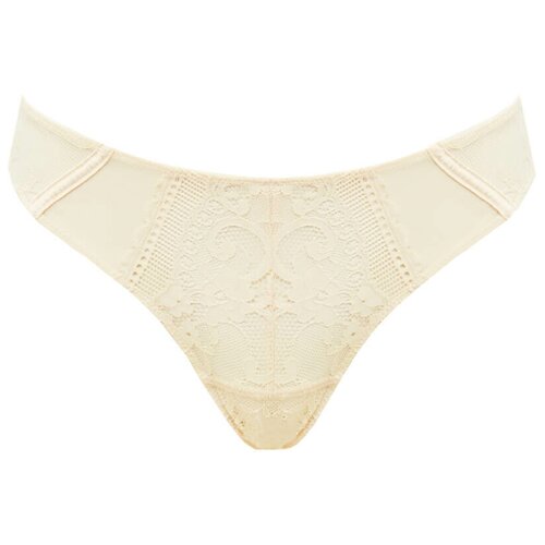 фото Трусы бразильяна deseo, средняя посадка, с ластовицей, размер 44, белый