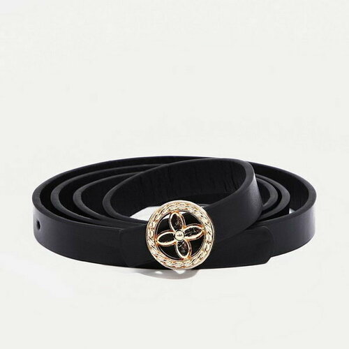 фото Ремень сима-ленд, размер 110, черный сима-лэнд