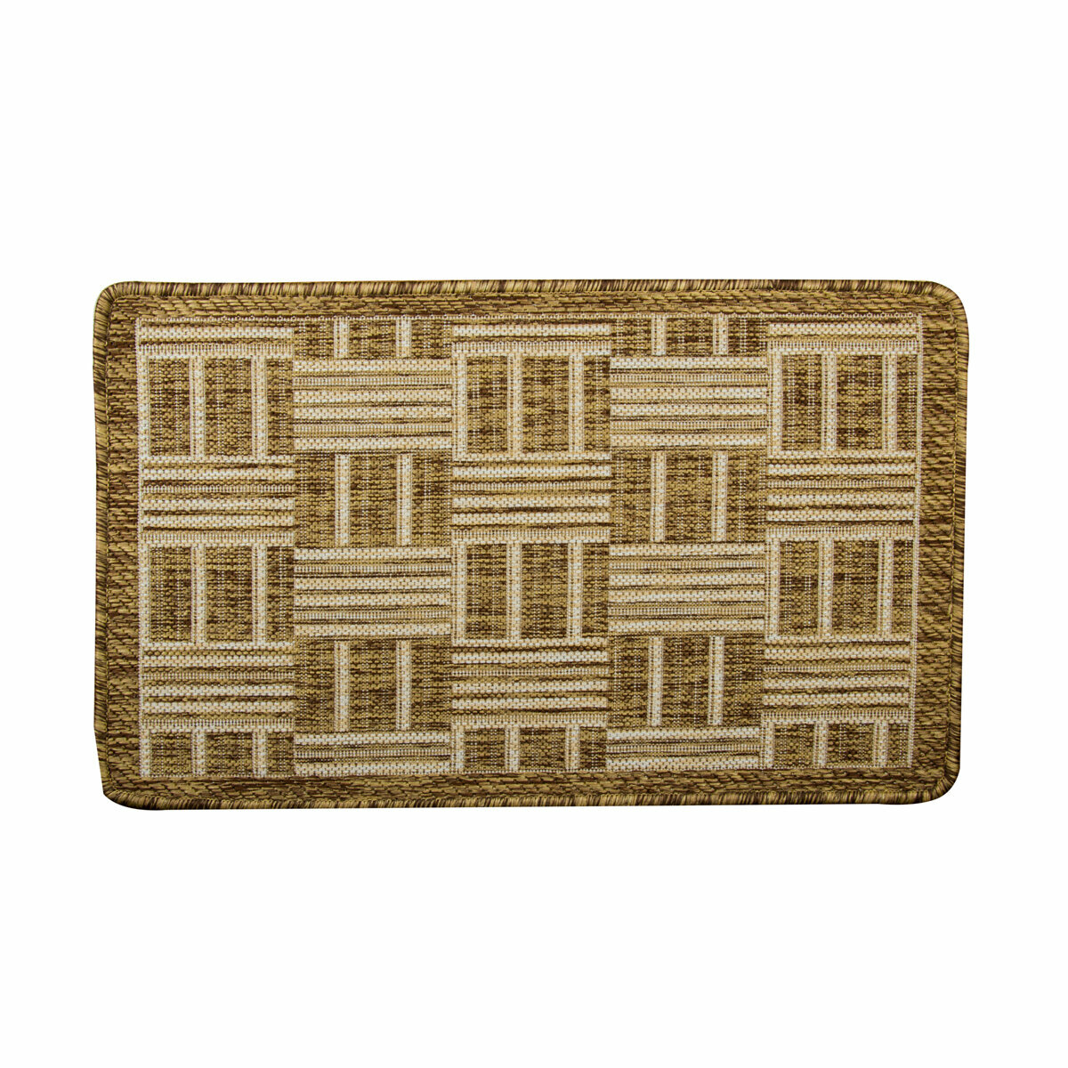 Ковер-циновка Люберецкие ковры Эко 7917-23, 0,6 x 1,1 м - фотография № 6