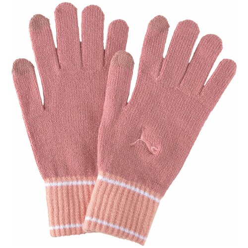 фото Перчатки puma knit gloves размер s, foxglove-bridal rose