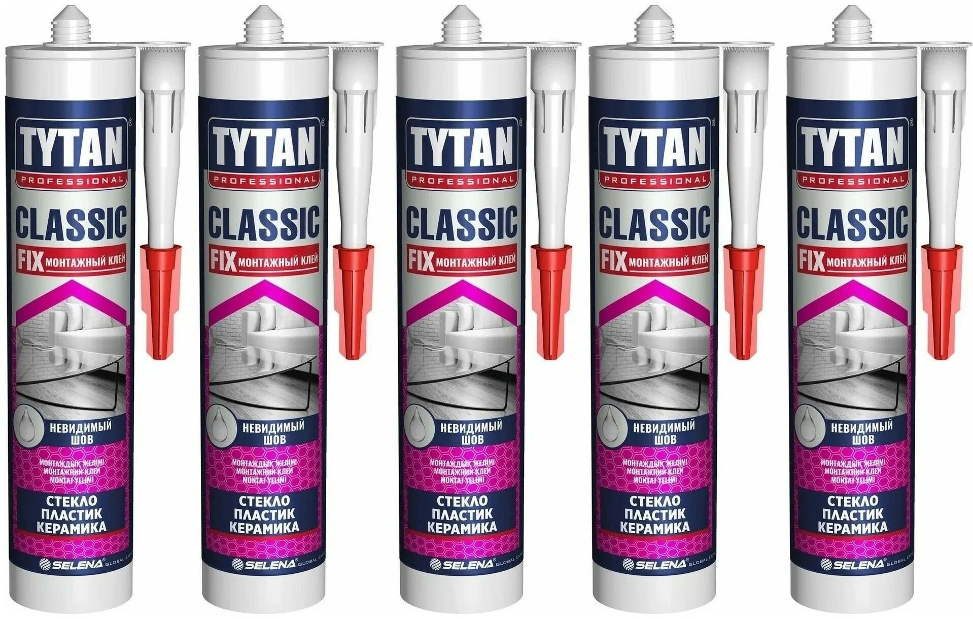 Монтажный клей Tytan Professional CLASSIC FIX 310 мл