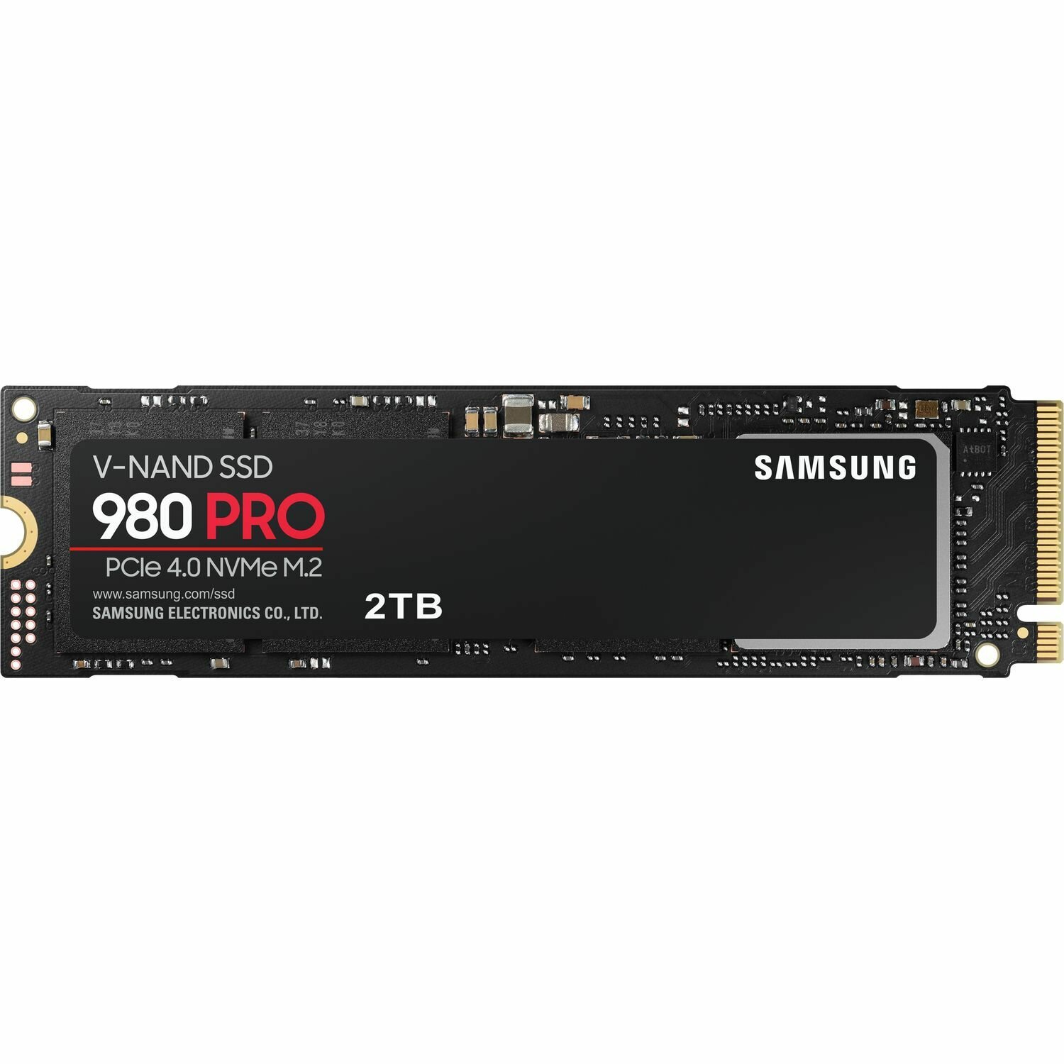 2000 ГБ Внутренний SSD диск Samsung 980 PRO (MZ-V8P2T0BW), черный