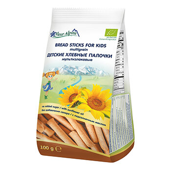 Палочки Fleur Alpine Organic хлебные Мультизлаковые 100г F.W. Praum GmbH & Сo - фото №12