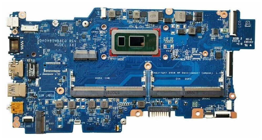 Материнская плата для ноутбука HP ProBook 430 G6 I5-8265U WIN L44504-601 4016000₽