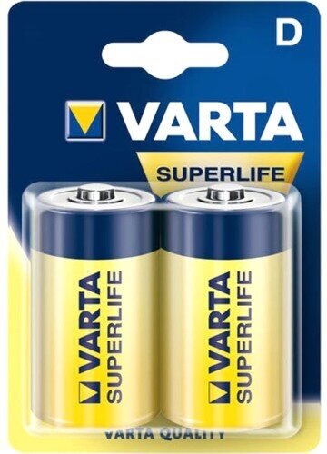 Батарейка Varta Superlife D, 2 шт. - фото №7