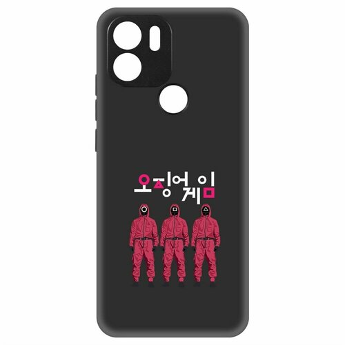 Чехол-накладка Krutoff Soft Case Игра в кальмара-Персонал для Xiaomi Poco C51 черный чехол накладка krutoff soft case игра в кальмара персонал для xiaomi poco x3 черный