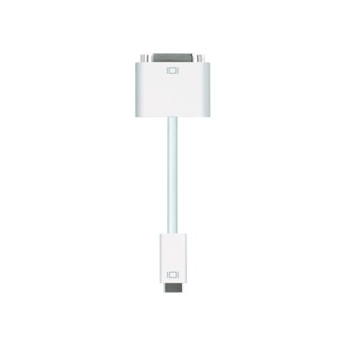 Переходник/адаптер Apple Mini DVI (M) - DVI (M), белый