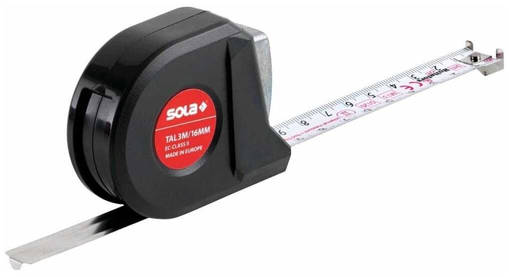 Рулетка-толщиномер SOLA TAL 3, L=3 м 51011601