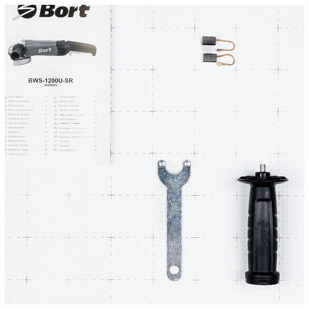 Шлифмашина угловая Bort - фото №3