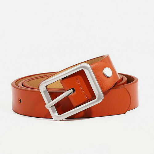 фото Ремень сима-ленд, размер 110, оранжевый сима-лэнд