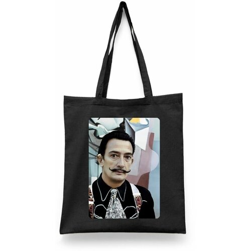 фото Сумка-шоппер унисекс каждому своё "сальвадор дали/salvador dali" черная