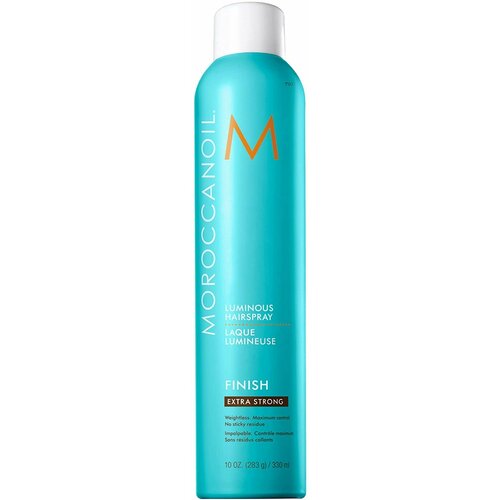Moroccanoil Extra Strong Hairspray - Сияющий лак экстрасильной фиксации 330 мл лак для укладки волос chi лак для волос экстра сильной фиксации helmet head extra firm hairspray