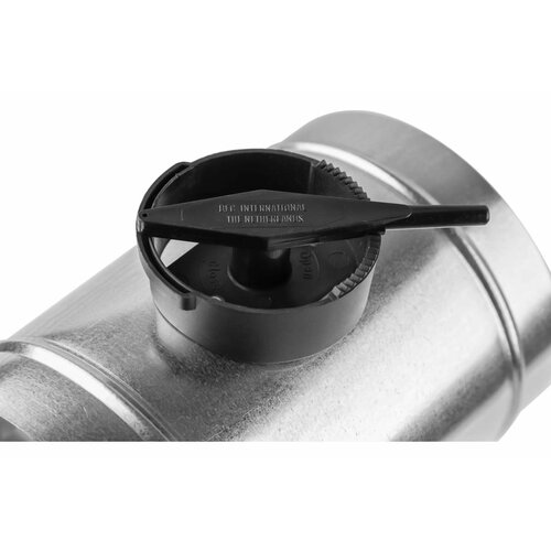дроссель клапан для круглых воздуховодов ore d160 мм металл ORE Дроссель-клапан оцинкованный для воздуховодов 160 мм 4607122243108