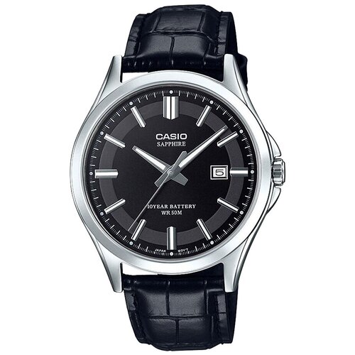 Наручные часы CASIO Collection Men MTS-100L-1A, черный, серебряный