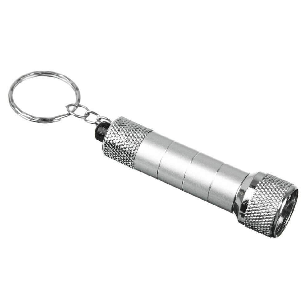 фото Фонарик-брелок 5 LED, 3xAG13, алюминий, 6,7х1,2 см чингисхан