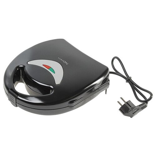 Уценка Электровафельница LuazON LT- 12 750 Вт тонкие вафли антипригарное покрытие черная 270500₽