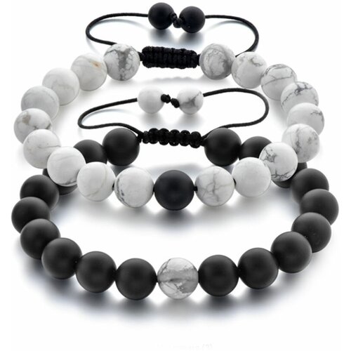 Комплект браслетов Koshika говлит шунгит диаметр 8 см черный 935₽