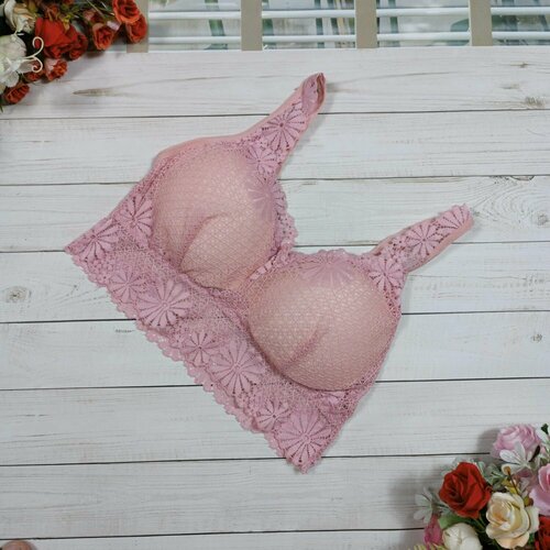 фото Бюстгальтер h&c underwear, размер f, розовый