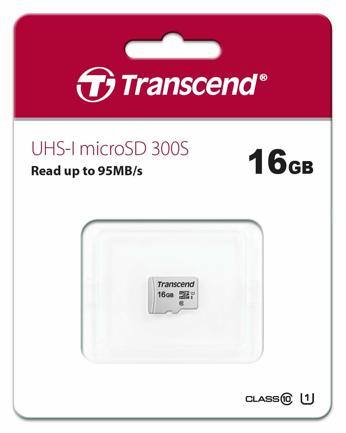 Карта памяти Transcend microSD 300S Class 10 UHS-I U1