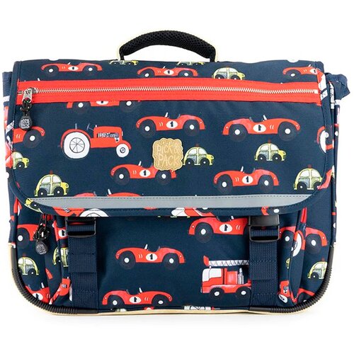 фото Сумка школьная pick & pack pp20122 cars schoolbag *14 navy