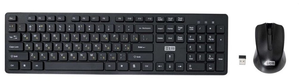 Комплект: клавиатура + мышь беспроводные STM 305SW black