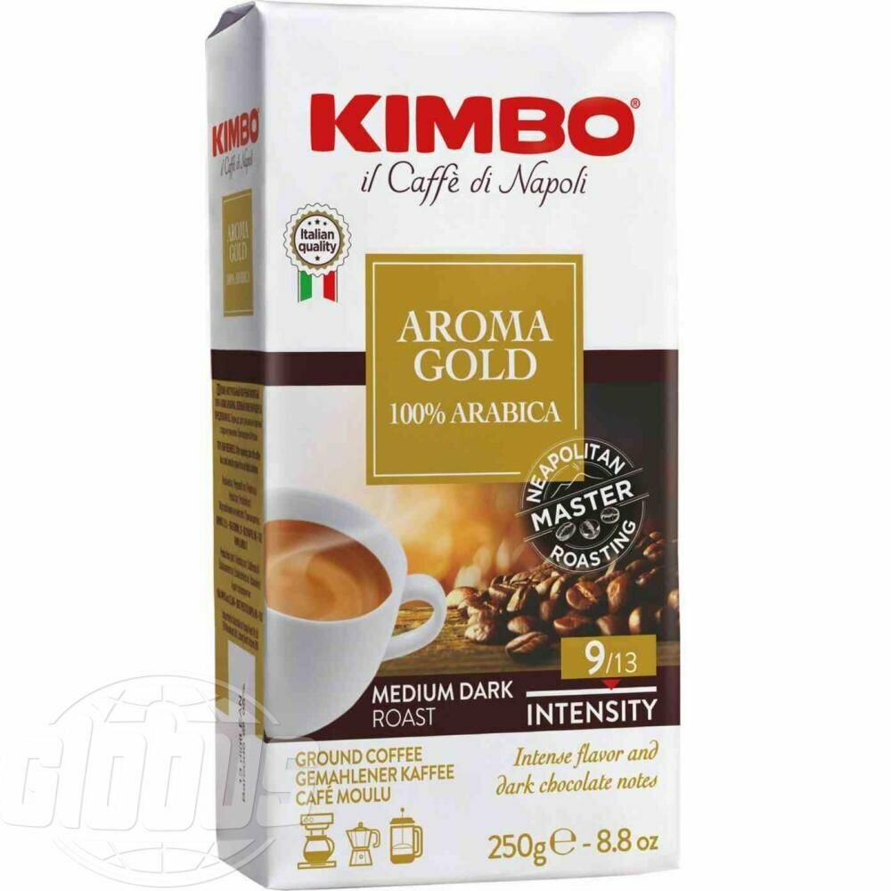 Кофе молотый Kimbo Aroma Gold 100% Arabica, 250 г - фотография № 3