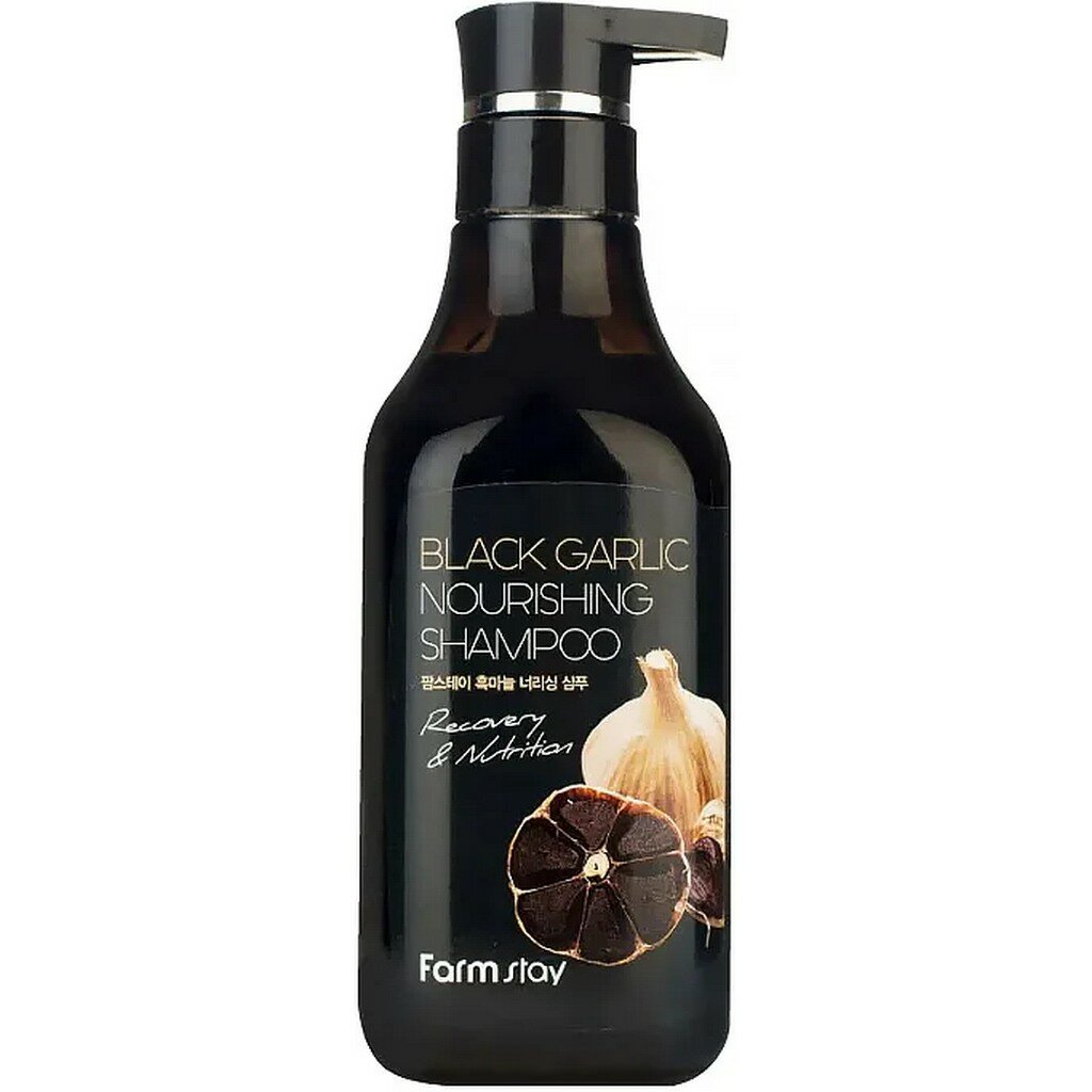 Шампунь для волос FarmStay Black Garlic Nourishing Shampoo, 530мл