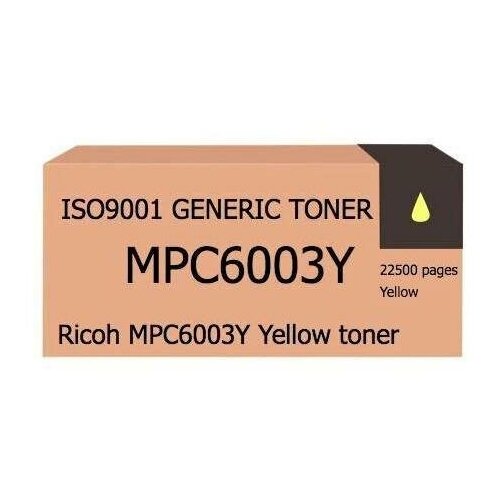 Тонер-картридж Ricoh Aficio MP C4503/C4504/C5503/C5504/C6003/C6004, type MPC6003E yellow (туба, 450г) ELP Imaging®