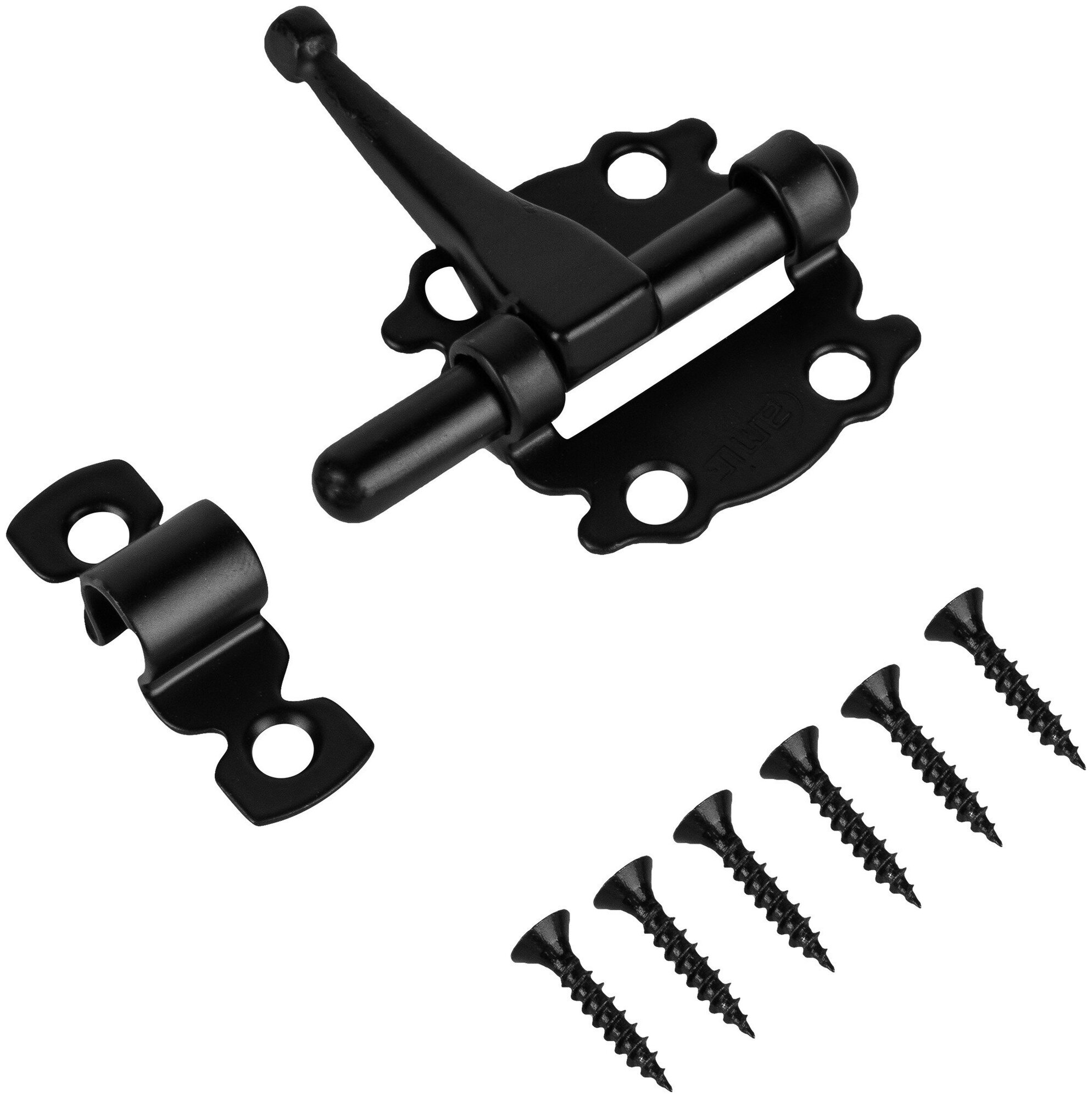 Задвижка Amig 484-40 6117, цвет чёрный - фото №4